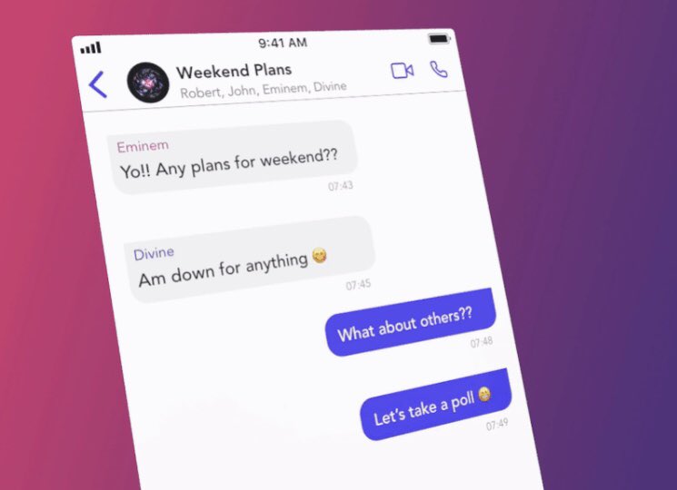 AbhishekS_M's tweet photo. #CreatePoll
Deciding where to go over weekend in a group conversation can be difficult. Here is an approach to make it easier. Designed and prototyped in @AdobeXD #MadewithAdobeXD
Here is the link: https://t.co/oVyd7vLAlu https://t.co/h0UwUt4Gw8