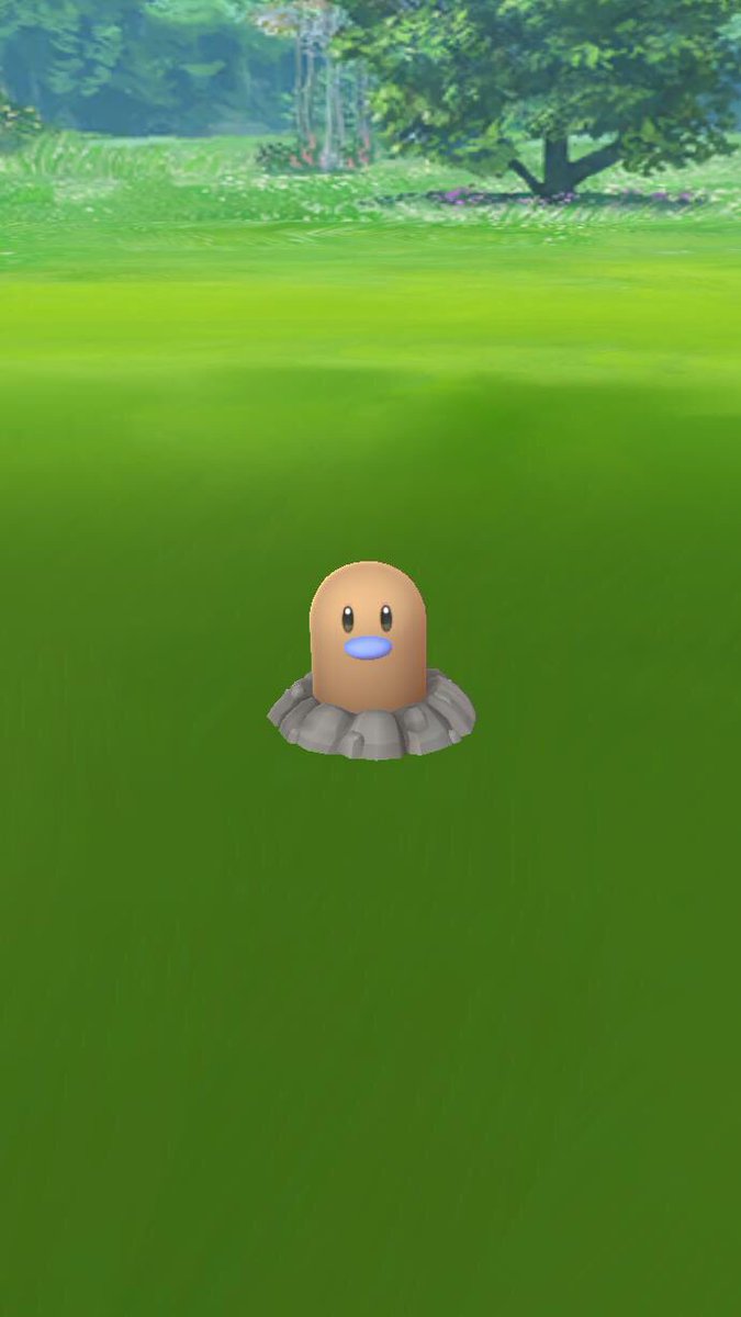 LadyDBZElle's tweet image. Aaahhhh!!! I got a shiny Diglet!! 
#PokemonGO #shinyPokemon #Diglet