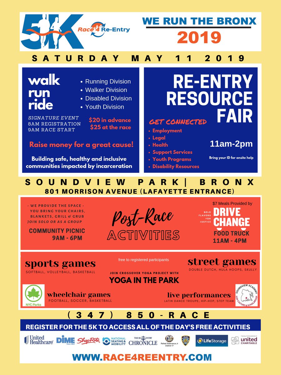 New Updates and Schedule! May 11th Race for Re-Entry - mailchi.mp/23069a0f8861/n…