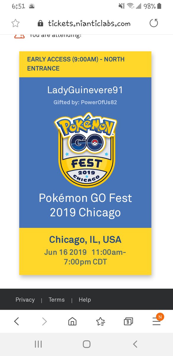 jcote931's tweet photo. @NianticHelp @PokemonGoApp Thank you so much for this awesome oppurtunity!!! I can't wait to go to my first GoFest!!! https://t.co/Jvepk4g4G1