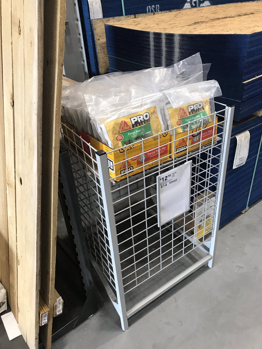 ShannonG386's tweet photo. Thank you #Lowes 3238 in Saint Augustine Florida for the #Sika Fence Post Mix wingstack! #FixYourFence #FencePostMix #SikaProSelect https://t.co/1jYXfeoIYC