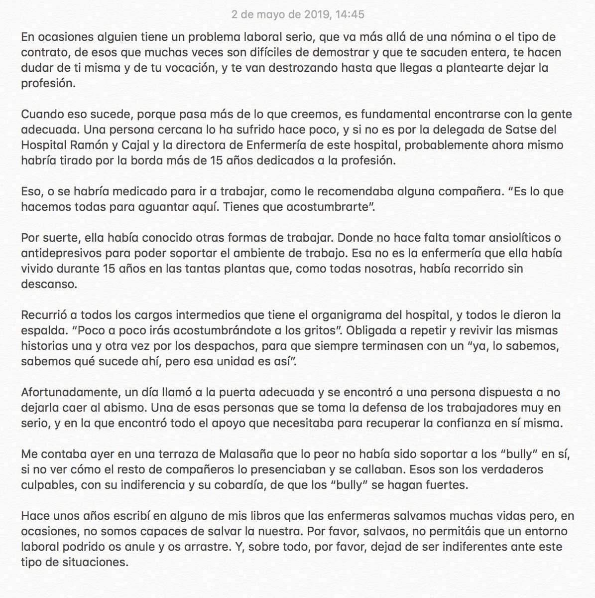 Enfermera Saturada 🫀 tweet media