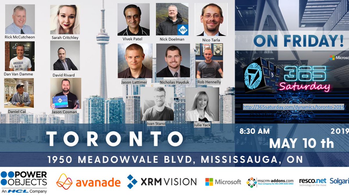 readyxrm's tweet photo. Its May!  That means that #365Saturday for Toronto and Montreal is right around the corner.  Check out this updated line-up for Toronto!  Register here: https://t.co/N20pFeXjSz  Big Thanks to our sponsors for making this event possible! https://t.co/T8mM2IALkd