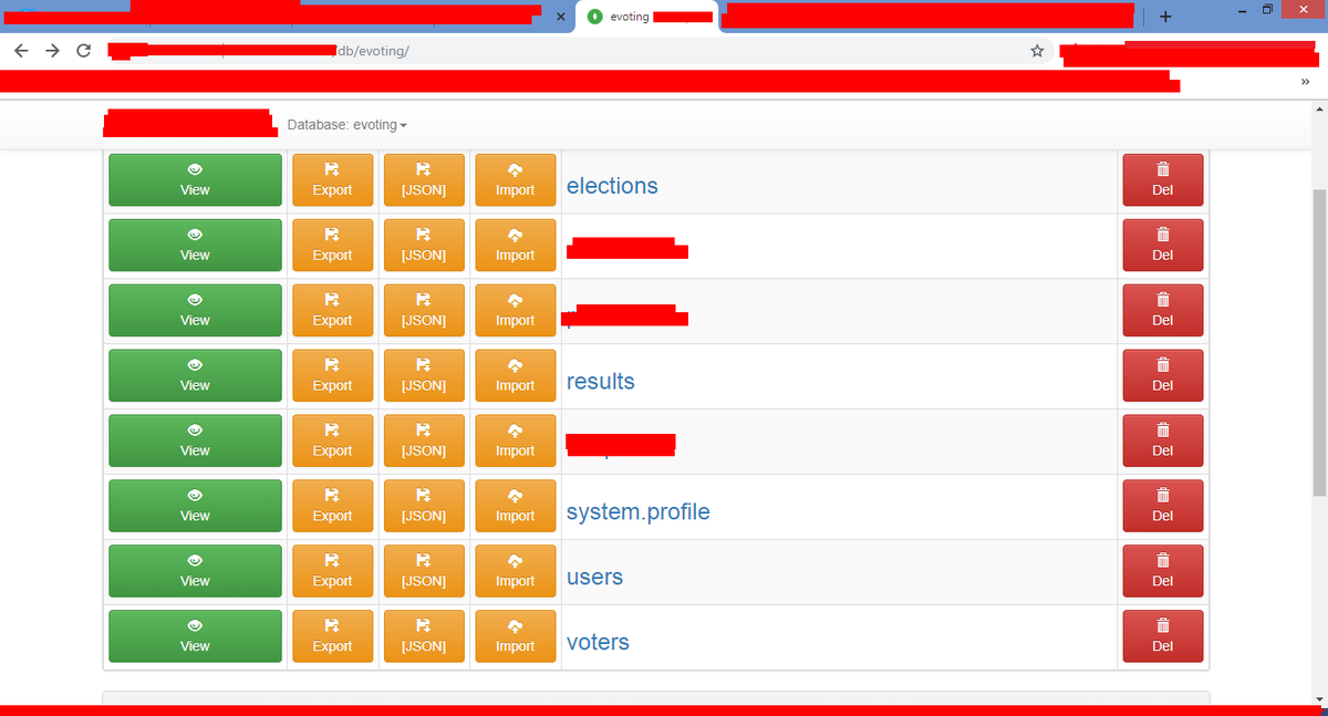 AJD1BHH's tweet image. What would a bad guy do with an exposed DB! Over 3Million Users + Over 1M voters PS: US users
#votingsystem #Database #HigSec #Defcon #CyberSecurity #Hacker #Hack #leaks #Leak 

CC: @TheHackersNews @BBCNews  @CNN @WIRED @nullcookies @hackermaderas @Hak5 @Snubs