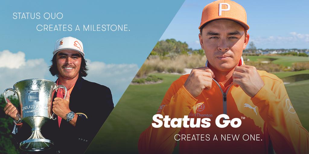 GrantThorntonUS's tweet image. Never lose sight of your accomplishments. Never stop pushing for more. #StatusGo @RickieFowler #WellsFargoChamp