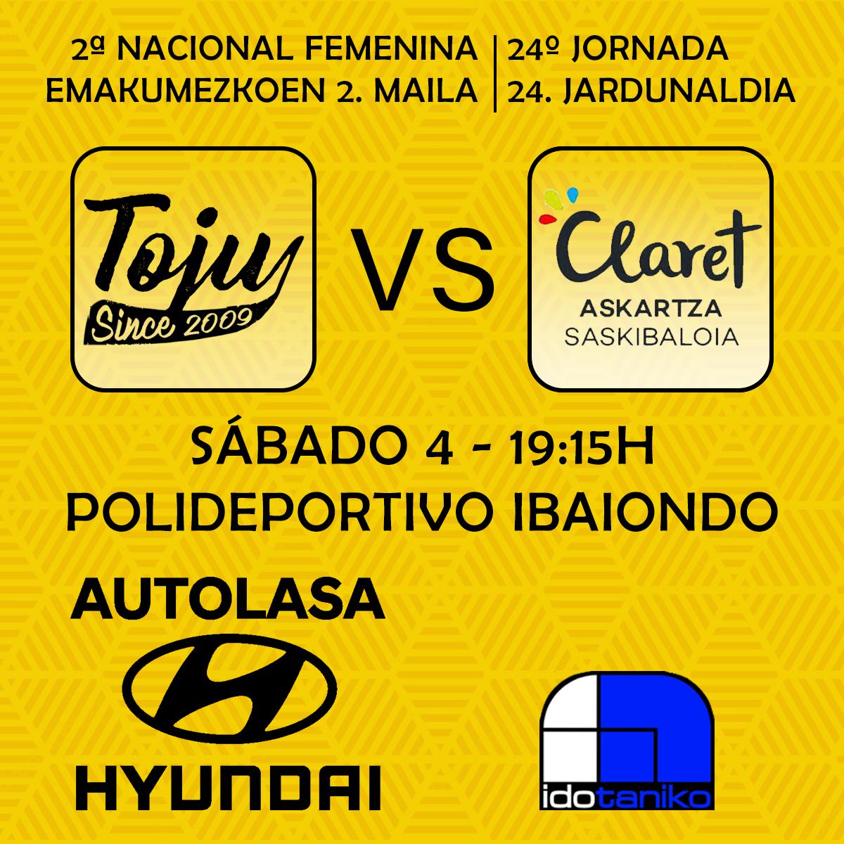 CBToju's tweet photo. ⛹️♀️ SENIOR FEMENINO 2ª NACIONAL
🏀 @AutolasaH Toju
🆚 @AskartzaSaski
📆 Sábado 4
⏰ 19:15H
📍 Polideportivo Ibaiondo
📋 Las Tojuninas reciben al Askartza bizkaino y buscarán la victoria como locales.
#Tojuninas #GoToju #TojuNation https://t.co/9jbLRZz3Et