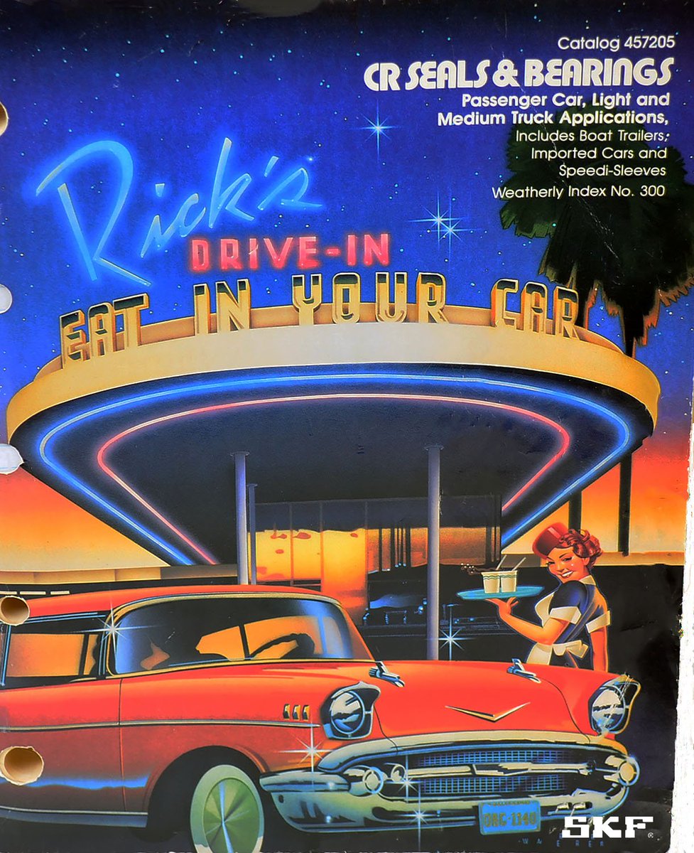 Every part catalog cover has a story behind it. At the time this #CRSeals catalog debuted, the name of the man serving as head of sales was Rick. And the license plate number on the car actually belonged to the Director of Sales.
#TBT #Automotive #MarketingHistory