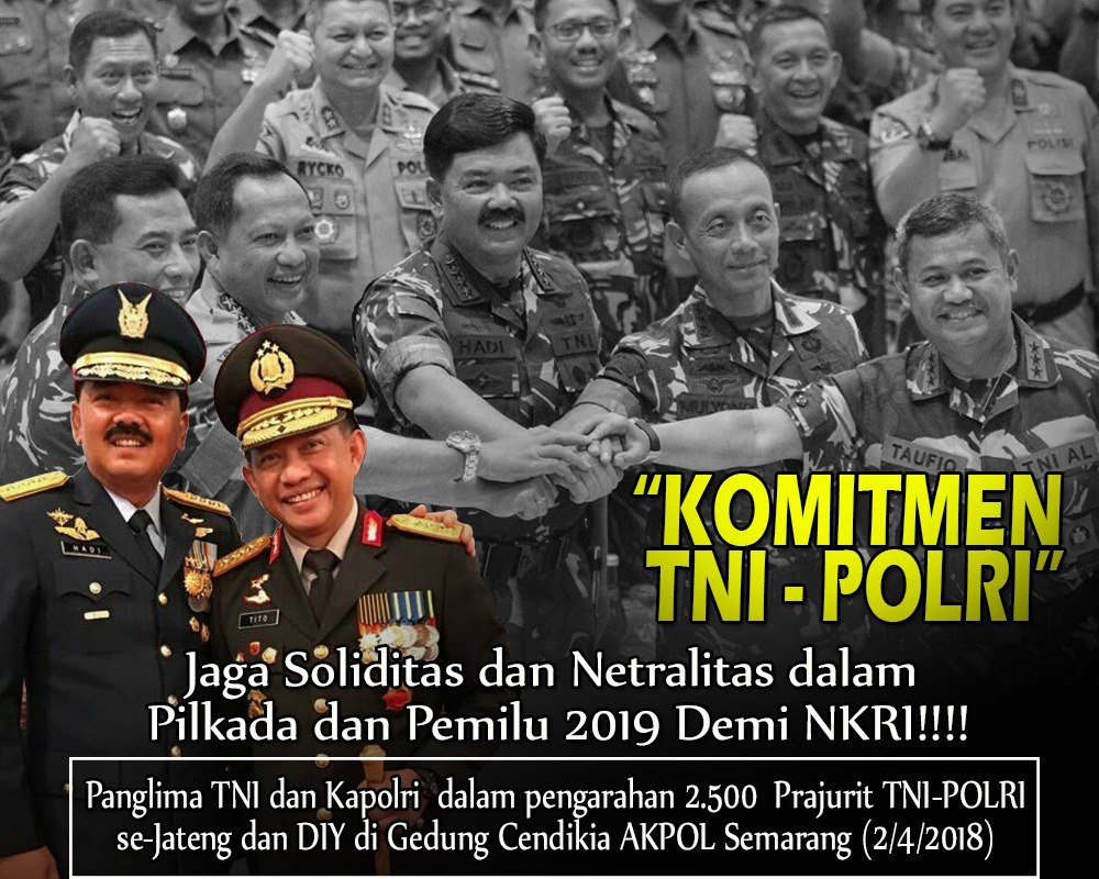 AntDrian's tweet photo. komitmen tni polri dalam menjaga kedaulatan indonesia #TNIPolriJagaIndonesia https://t.co/5Z0IpGNii6