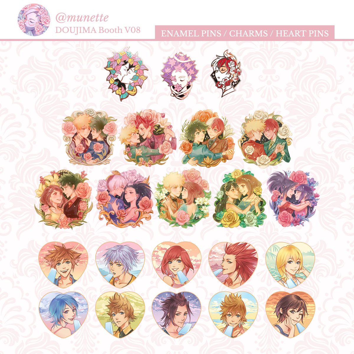 Here's my doujima catalogue/merch list!!! Ahh just a few more days!! Hope to see some of you guys there!! ☺️✨ 