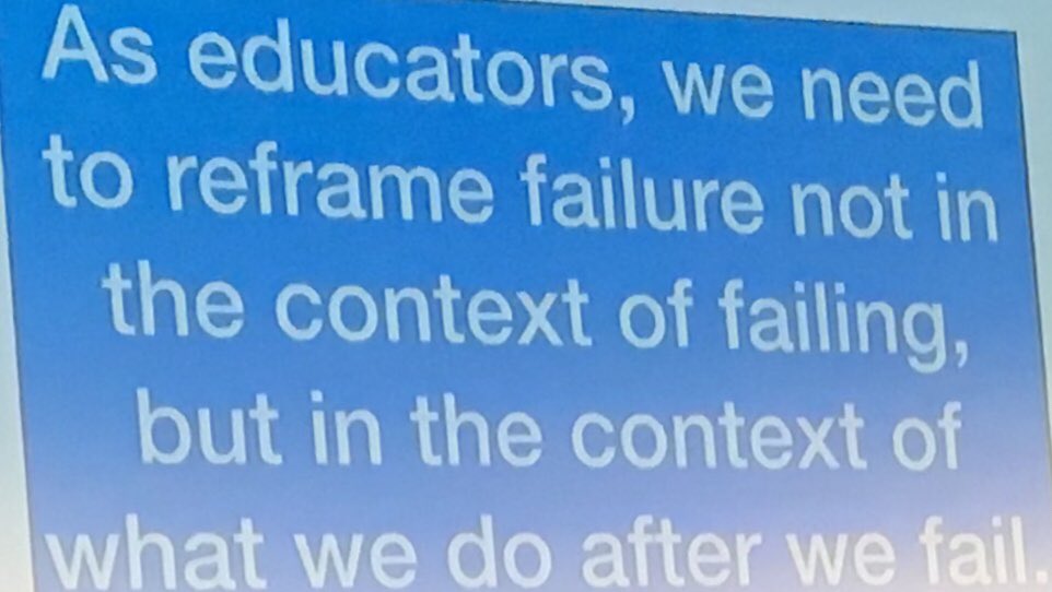 MatGauths's tweet photo. Words from ⁦spotlight speaker @misterwashburn⁩ at ⁦@CanConnectEd⁩ #canconnect https://t.co/H3dEj79oug