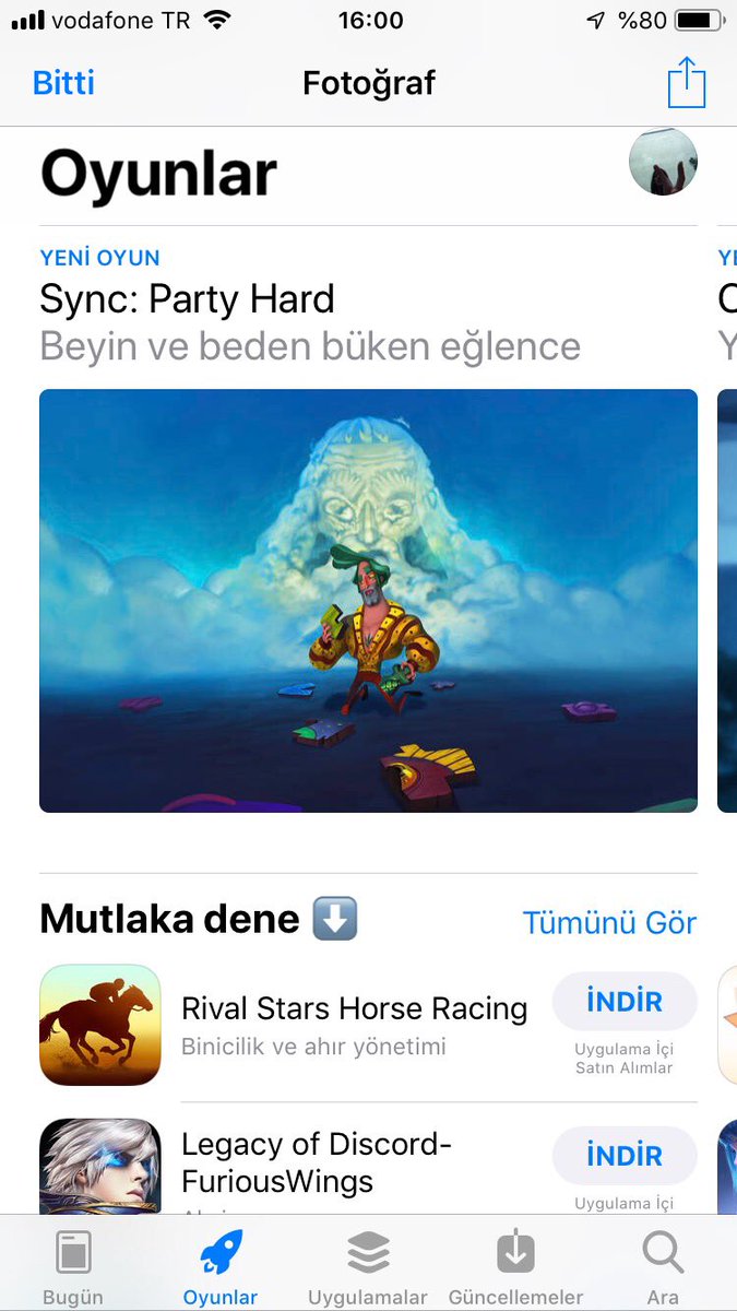 alperozgunyesil's tweet photo. And the god created our post-release featured ❤️❤️❤️❤️ #syncpartyhard got featured in #AppStore of Turkey 🤘🏿///#indiegame #mobilegame #gamedev #madewithunity https://t.co/uCg40qHHId