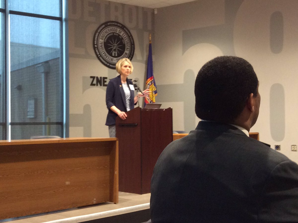 Schertzing33's tweet photo. Liesl Eichler Clark, Director of Environment, Great Lakes and Energy (EGLE) gives #michPACE Conference update on department under Governor Whitmer. @TheBlindian @lieslclark https://t.co/EGDYsWhY4a