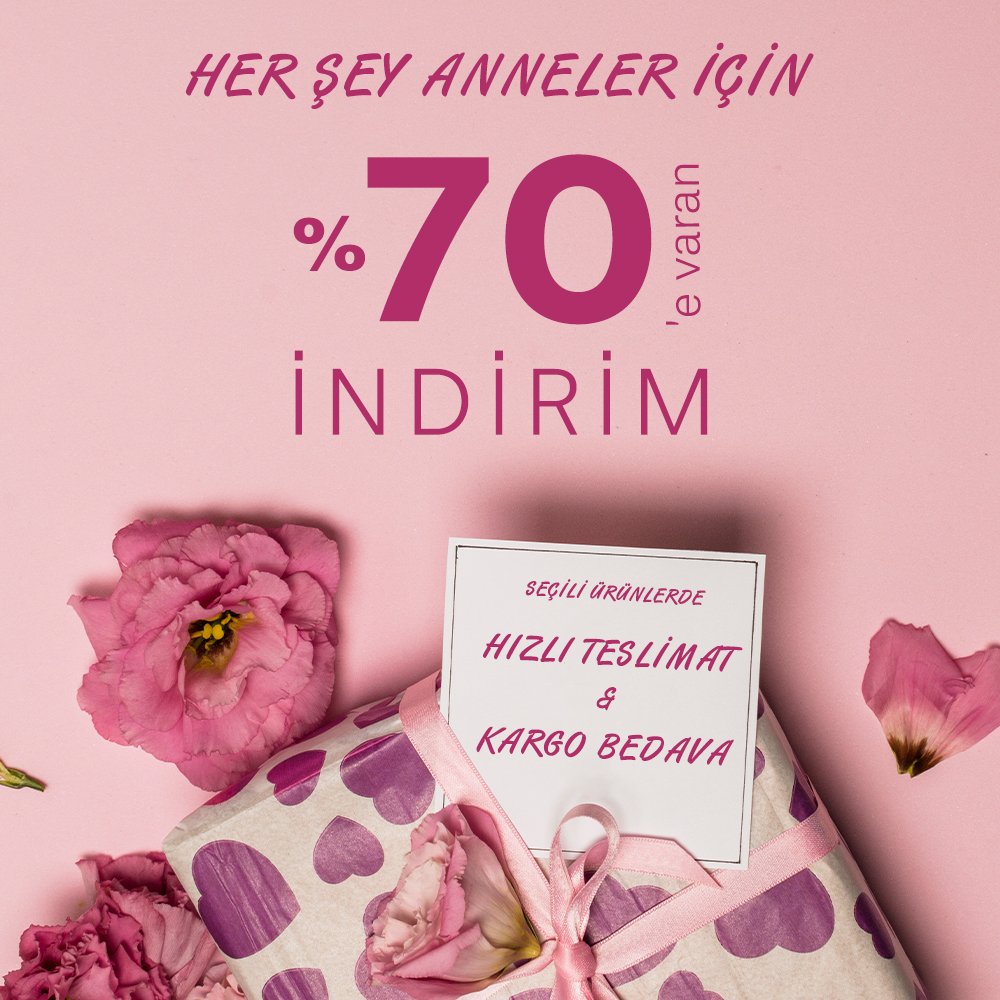 ♥️  Her Şey Anneler İçin! 

🙌 %70'e varan İndirim Fırsatını Kaçırma!

👉 Keşfetmek İçin Tıkla : bit.ly/2Y0wdcX