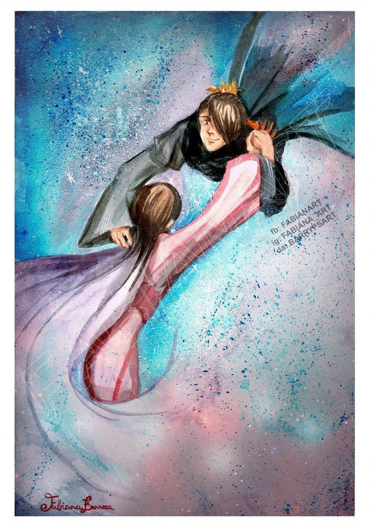 eclary84's tweet photo. One of the most bittersweet love stories is #Tanabata. Where "star-crossed" lovers Orihime &amp; Hikoboshi (stars: Vega &amp; Altair) are forced apart &amp; separated by the Milky Way. Only permitted to see each other once a year; #festivals celebrate this annual rendezvous #FolkloreThursday https://t.co/3kMJMSPAJO