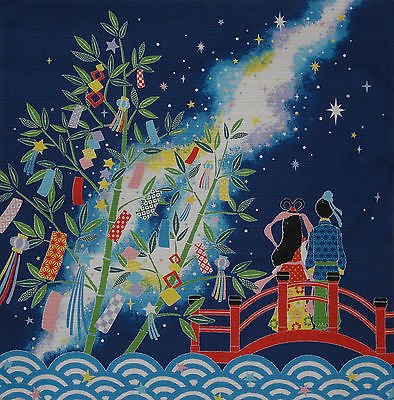 eclary84's tweet photo. One of the most bittersweet love stories is #Tanabata. Where "star-crossed" lovers Orihime &amp; Hikoboshi (stars: Vega &amp; Altair) are forced apart &amp; separated by the Milky Way. Only permitted to see each other once a year; #festivals celebrate this annual rendezvous #FolkloreThursday https://t.co/3kMJMSPAJO
