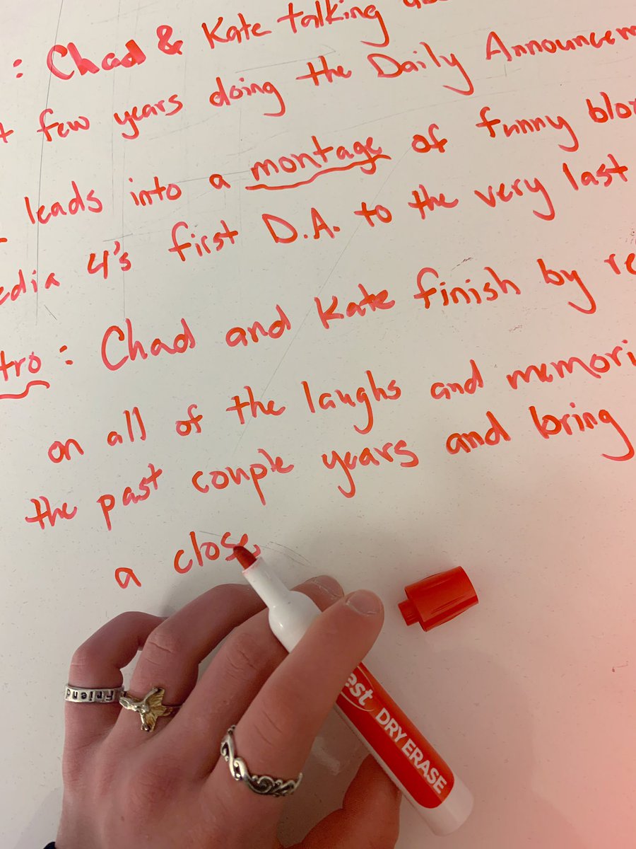 Chad Frisbie (@hprhs_chad) on Twitter photo Working on the script for a very special end of year project with <a href="/HPRHS_kate/">Kate Finnegan</a>🤫🖍❤️ stay tuned Wildcats!!! <a href="/HPRwildcats/">High Point Regional High School</a> <a href="/JonTallamy/">Jon Tallamy</a> #endofyear #script Working on the script for a very special end of year project with <a href="/HPRHS_kate/">Kate Finnegan</a>🤫🖍❤️ stay tuned Wildcats!!! <a href="/HPRwildcats/">High Point Regional High School</a> <a href="/JonTallamy/">Jon Tallamy</a> #endofyear #script