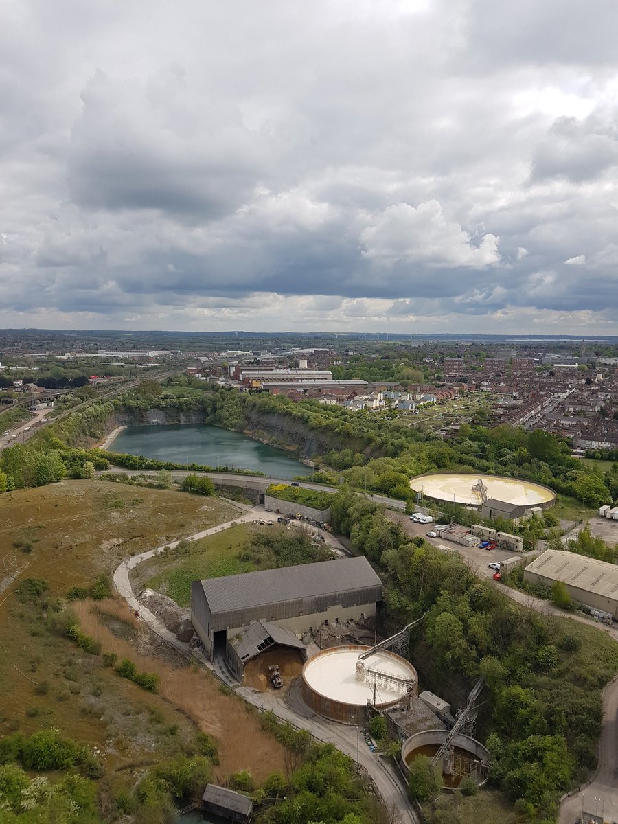 materialsworld's tweet photo. A perfect day for a visit to the @CEMEX_UK Rugby site to see how they produce cement. Thanks for answering all of our questions! #materials #cement #howitworks https://t.co/A3lJ5GuPPR