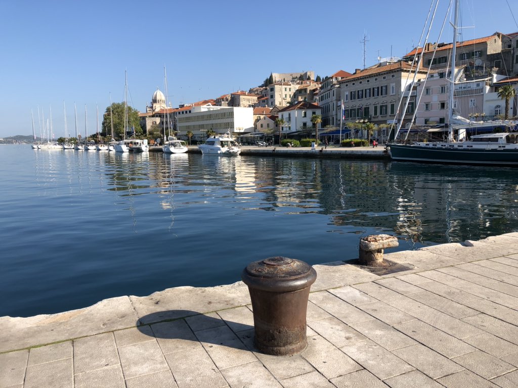EricHauck's tweet photo. Proud to attend 1st Int. Conf. on Tourism and @UNESCO World Heritage sites in #Sibenik Interesting views from #Dalmatia, #Venice and #Barcelona on how to live with mass tourism and transform it into positive social impact. Thank you @MamicaAnkica @proceed2019 #proceedwithcare https://t.co/j7FZTJywPv
