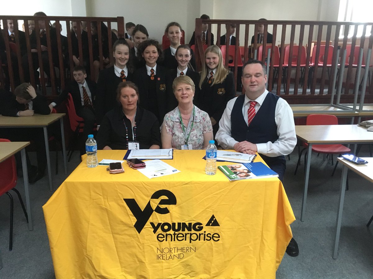 Cathy_Morrison1's tweet photo. Thank you to @StephenKeery from ‘Be Motivated By You’ &amp;  Carole Cummins @Biffa who kindly adjudicated at Killicomaine JHS. Yr 9  delivered fantastic presentations, thoroughly enjoyed &amp; learnt from the QuickStart programme sponsored @UlsterBank and delivered by Mary Daly @MoyPark https://t.co/ZQqJYdLJMa