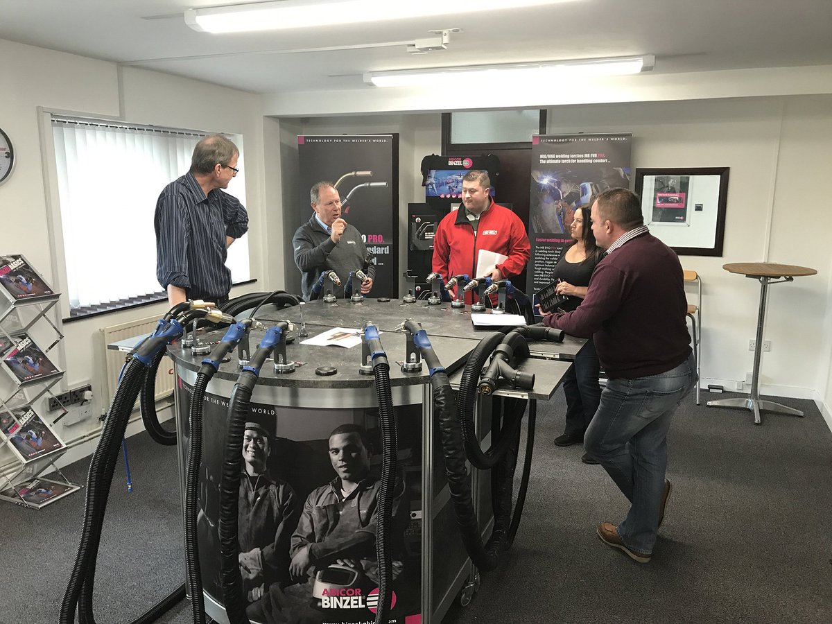 AbicorBinzel's tweet photo. This week we had the pleasure of hosting Air Liquide Group UK Equipment Division for a Fume Extraction Product Awareness &amp; Training Day, held at ABICOR BINZEL UK in Warrington. @EngweldUK
#abicorbinzel #binzel #extractionatsource #trainingday #genuinebinzel https://t.co/RSZD0d1xhQ