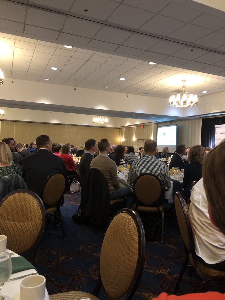 sarahg_mke's tweet photo. Great room today for “Bridging the Gap” - #businessleaders and #educators brought together by the @WCBizAlliance As a school board member, I am intrigued by how to explain ALL education and career paths to kids. Events like today’s are so important for that goal. #WCBizEdPartner https://t.co/F3mXpFVXsX