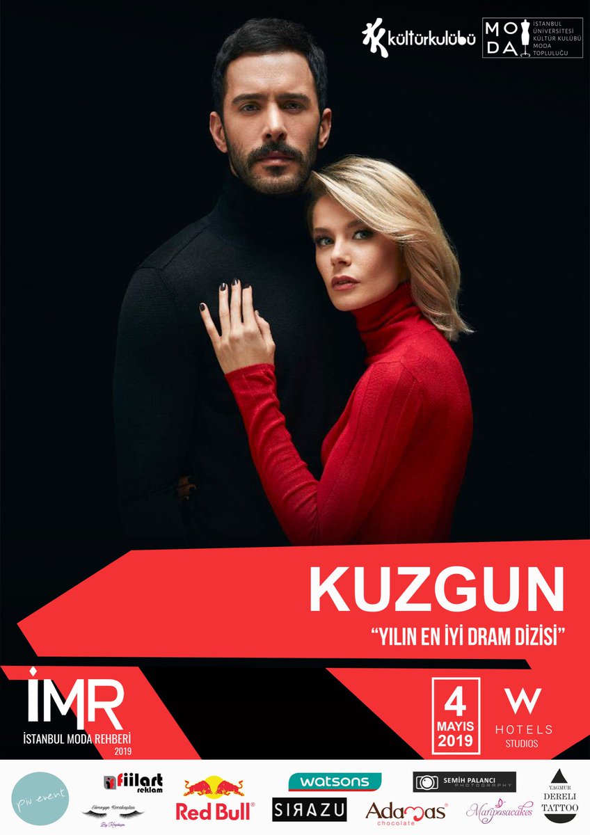 İMR’19’da YILIN EN İYİ DRAM DİZİSİ ödülü ile KUZGUN DİZİ EKİBİ bizlerle olacak!  #BurcuBiricik #BarışArduç