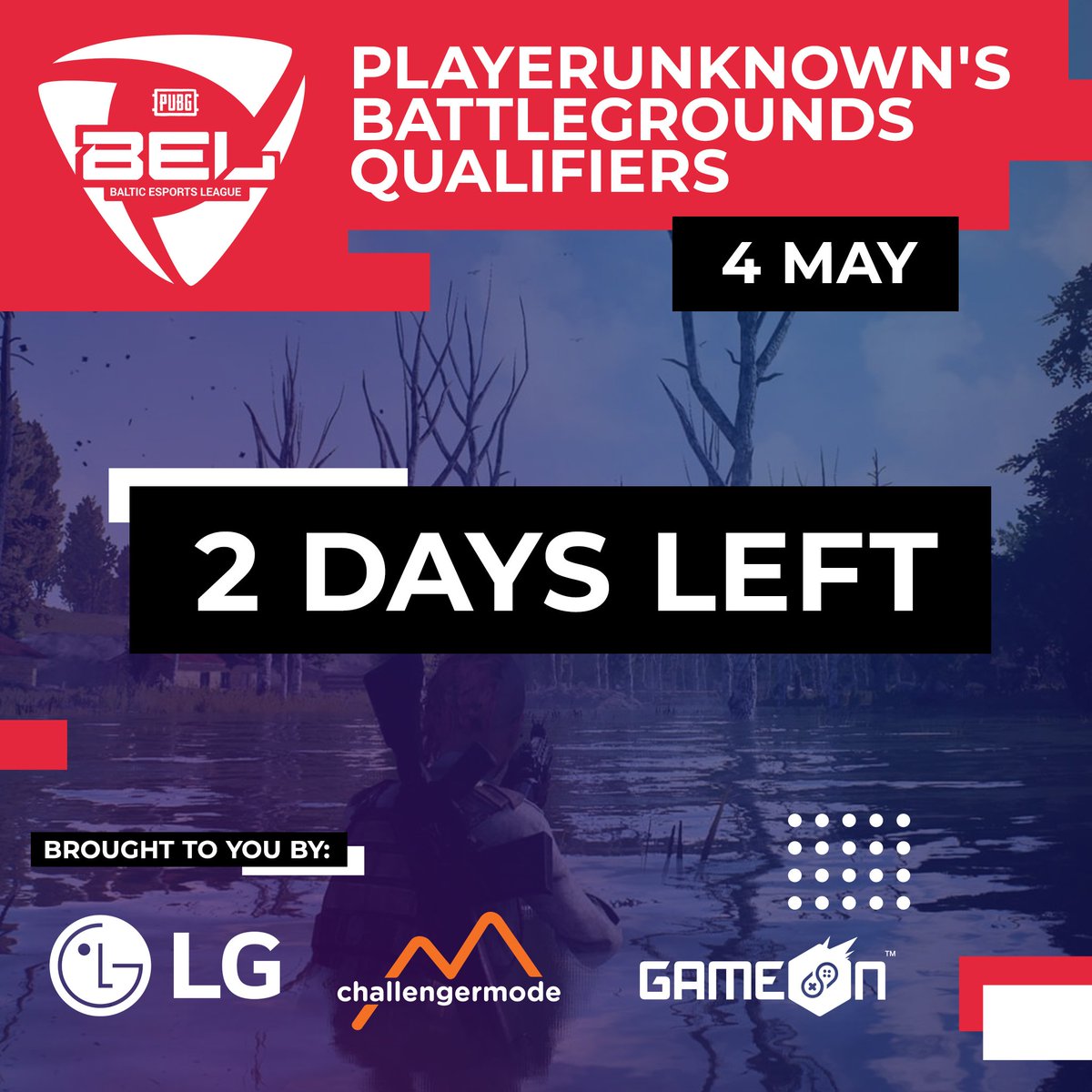 Baltic Masters (@balticmastersgg) on Twitter photo 2 days left until registration to BEL PUBG League closes! Hurry up and register your team! 🏆
🇱🇹🇱🇻🇪🇪
Registration here: bit.ly/BELPUBG
More info about the league: gameon.lt/en/bel-pubg/
<a href="/GameOnEU/">GameOn #WeAllPlay</a> <a href="/Challengermode/">Challengermode</a> 2 days left until registration to BEL PUBG League closes! Hurry up and register your team! 🏆
🇱🇹🇱🇻🇪🇪
Registration here: bit.ly/BELPUBG
More info about the league: gameon.lt/en/bel-pubg/
<a href="/GameOnEU/">GameOn #WeAllPlay</a> <a href="/Challengermode/">Challengermode</a>