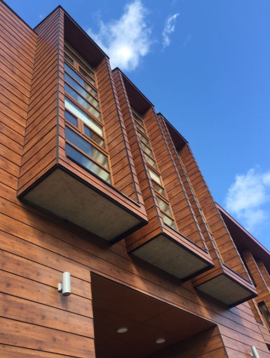 CEIMaterials's tweet image. RT: @Fundermax_US Durable woodgrain decor creates a sleek, natural design for this dormitory in Chile. 
With #fundermax #forpeoplewhocreate

Architect Gonzalo Huerta