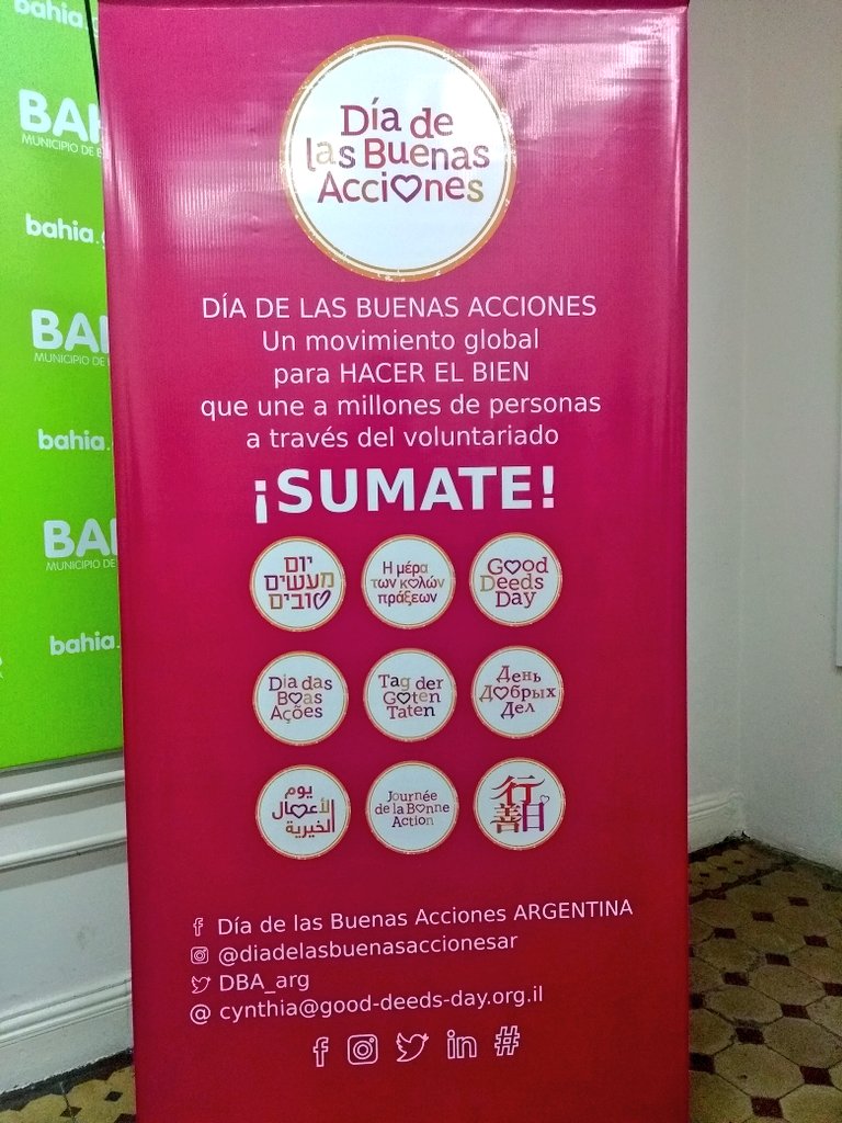 Matias_Freidig's tweet photo. Organizan el evento "Día de las buenas acciones" en Bahía Blanca será el próximo día Sábado en calle 25 de Mayo al 2100 de 9 a 14hs. @DBA_arg @naza_millan @lihuencigarra https://t.co/UWgHIjWDDI