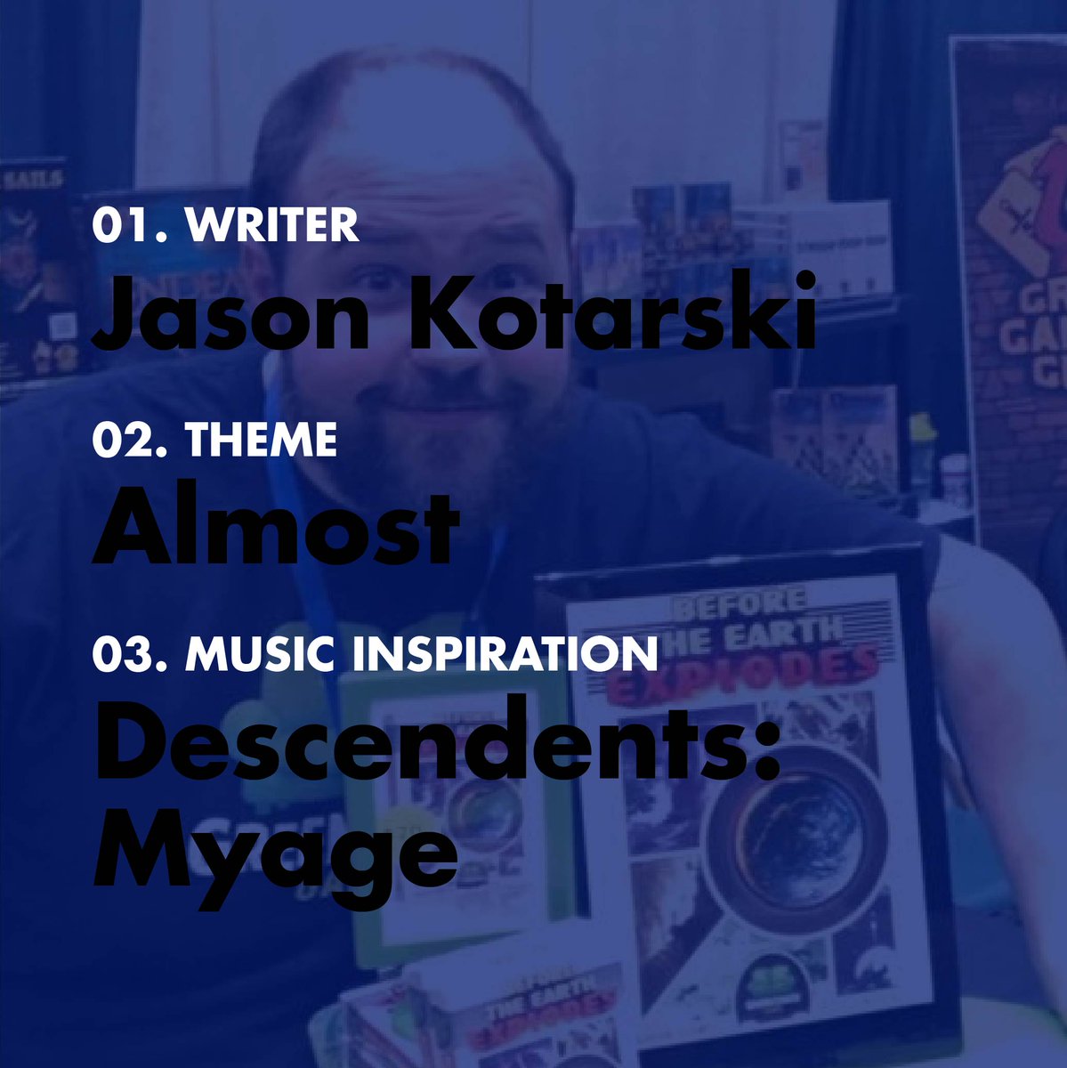 WordsAnd_Music's tweet photo. 01. Writer: Jason Kotarski
02. Theme: Almost
03. Music Inspiration: Descendents: Myage

https://t.co/ktb32DlvHF

#descendents #myage  #almost #wamc #creativewriting #writingclub #writerscommunity #writerslife #jasonkotarski https://t.co/4LCLtQlXXo