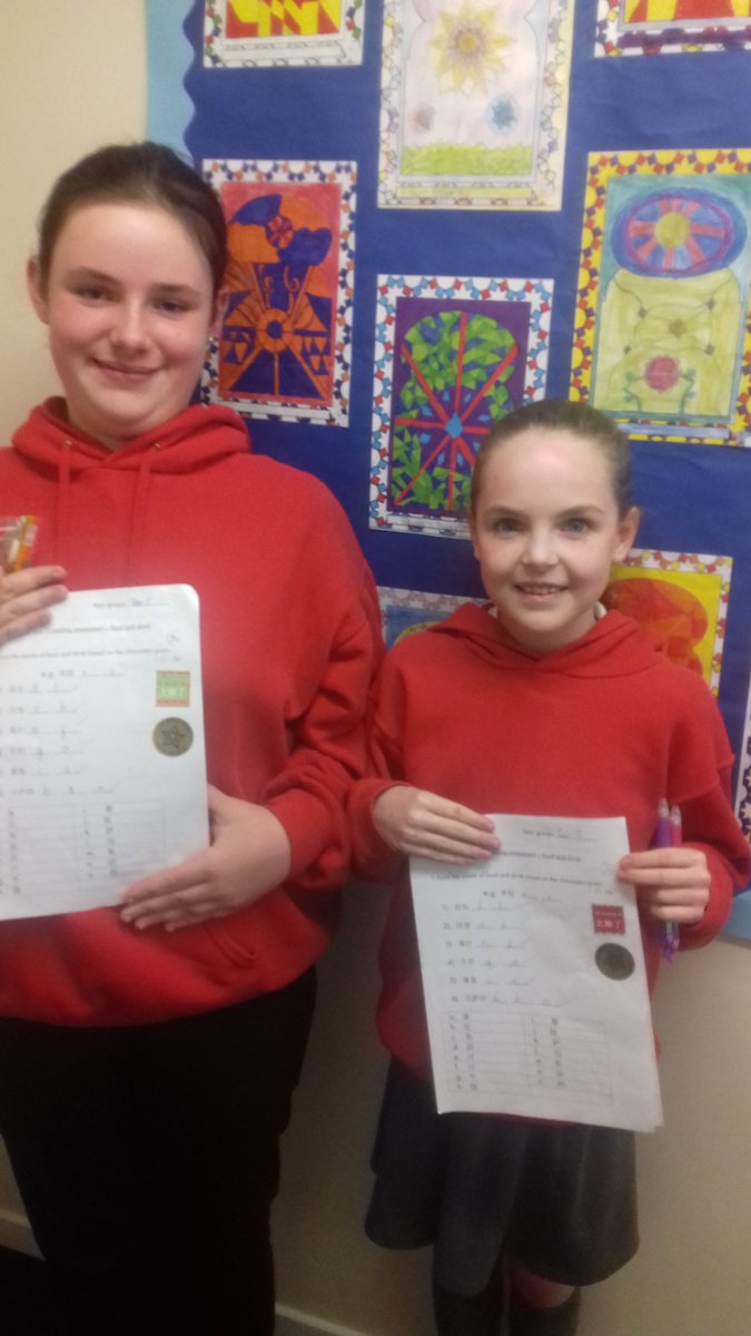 Two super Mandarin students from Yr 5! Amazing results in their assessment! Our lessons from <a href="/SwireNewcastle/">Swire Chinese Language Centre Newcastle</a> are fantastic!