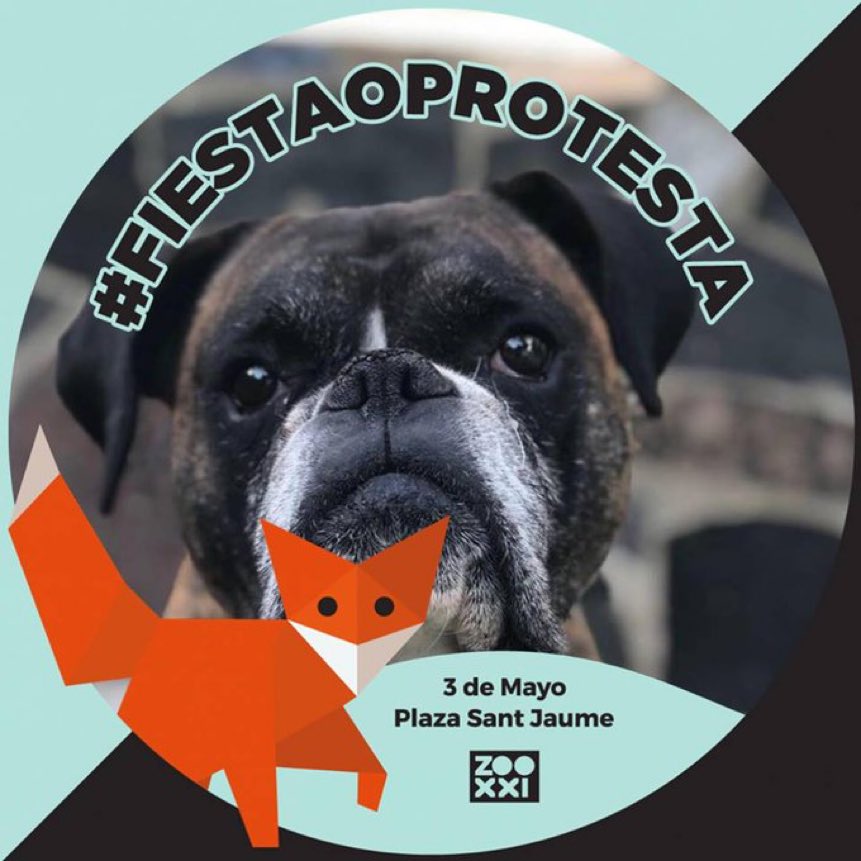 ruthtoledano's tweet photo. En #Barcelona acompañando a @ZOOXXIproject, cuya Iniciativa Ciudadana se votará mañana en el pleno del Ajuntament para transformar el zoo q explota y exhibe #animales en un centro de protección y conservación compasiva. El s. XXI ha de ser ético, no supremacista #FiestaOProtesta https://t.co/KiFzN2M4LZ