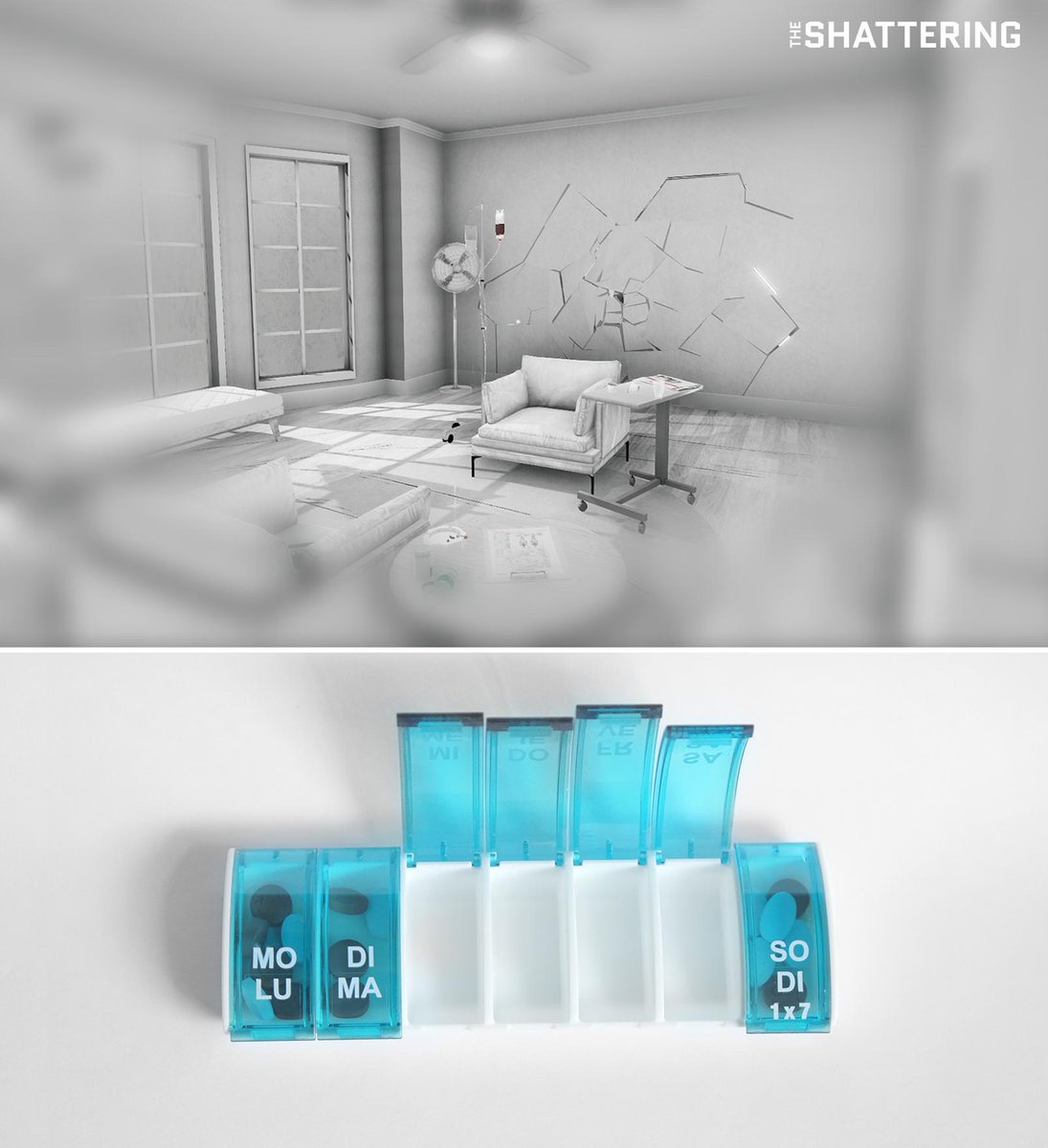 studios_hermit's tweet photo. Are you taking the medication John, as we talked about?
#theshattering #indiegame #gamedev #madewithunity #videogames #gamedesign #hospitalenvironment https://t.co/7tDjxZwqph