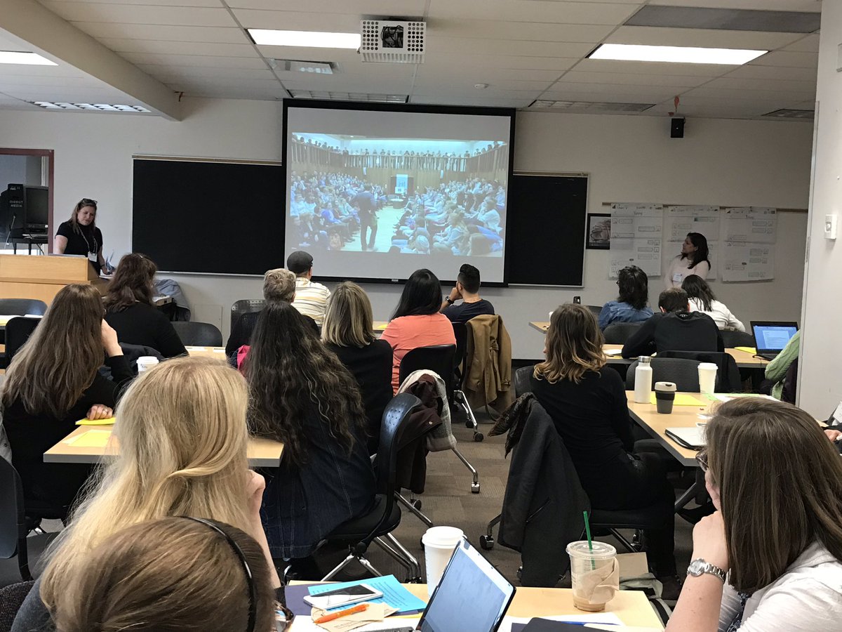 Just one of our many engaging and informative morning sessions. “No More Media-core Media” presented by    Jennifer Freudenthal and Nancy Soni.