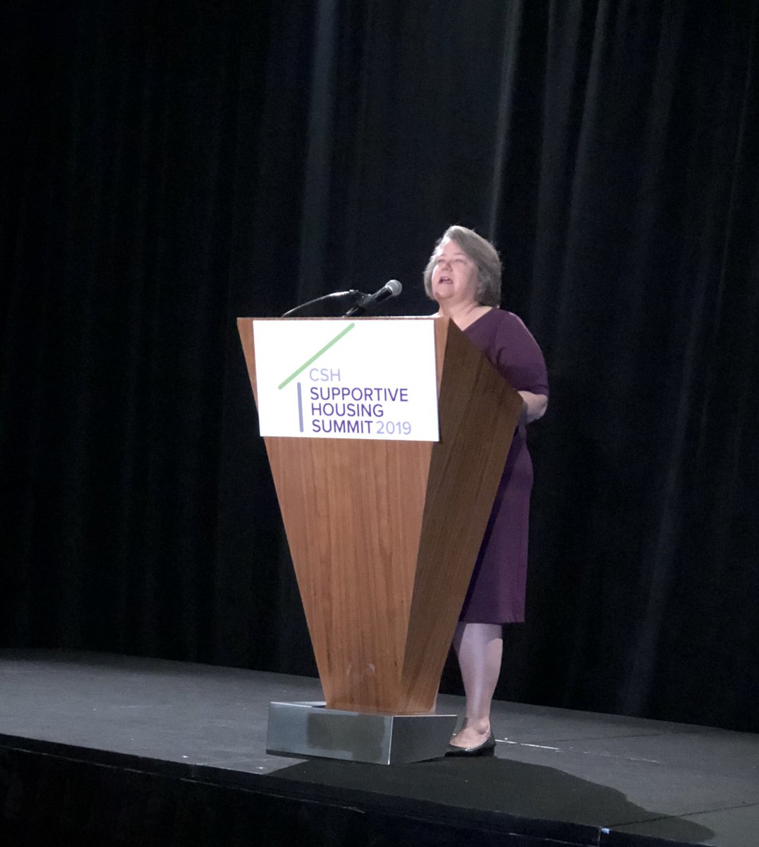 Deb building on Dr. Cha’s assertion that we can’t work within the status quo - we have to break out of our comfort zone and always question what we do to lead to doing things better. #cshsummit19 #connectthedots