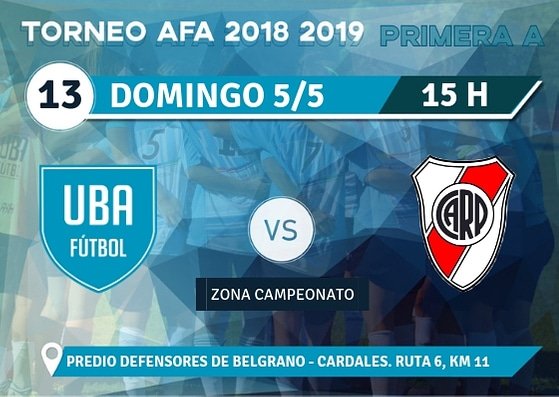 Este domingo a las 15 hs la UBA recibe a al puntero en Cardales. Vamos las pibas!! 💪⚽🍇