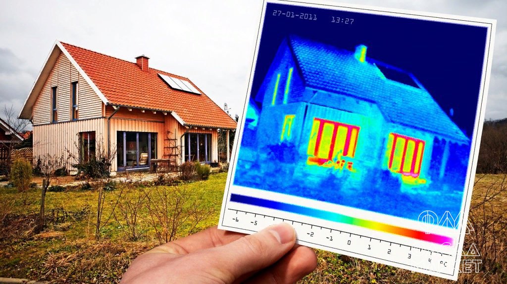 посмотреть дом тепловизором
