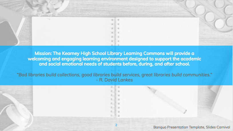 As we begin working on our end of the year report, this is a great reminder of our main priorities in the KHS Library Learning Commons. Couldn't think of a more encouraging reason to come to work every day! #librarymission #lifelonglearning #librarycommunity