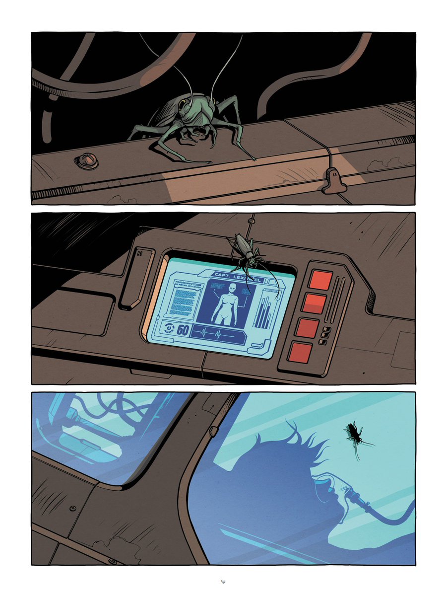 "aiôn", de Ludovic Rio, à paraître le 17 mai, @EditionsDargaud
Couverture + trois 1ères pages (sur 130)