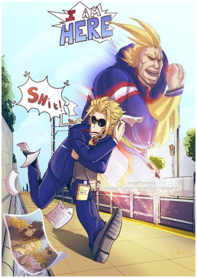 All Might (@yagiallmight) on Twitter photo 
