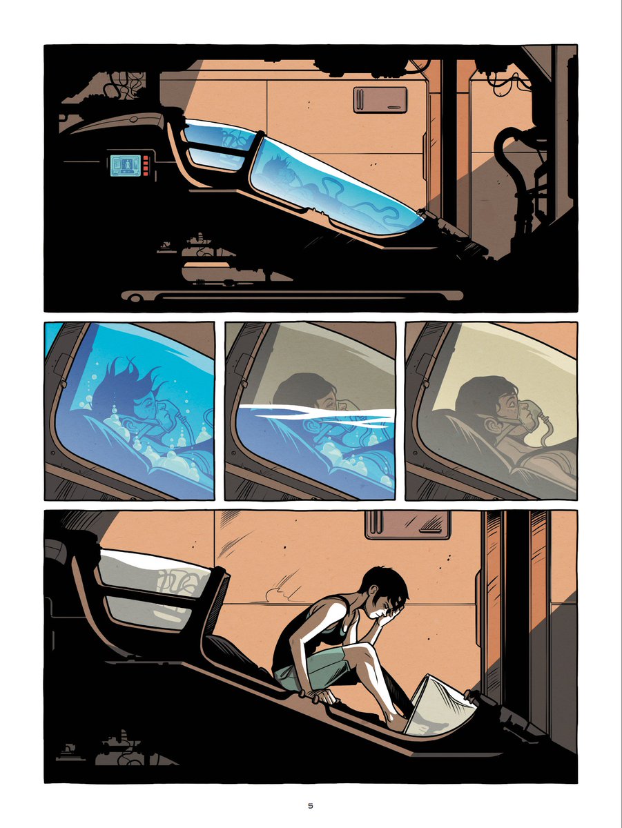 "aiôn", de Ludovic Rio, à paraître le 17 mai, @EditionsDargaud
Couverture + trois 1ères pages (sur 130)