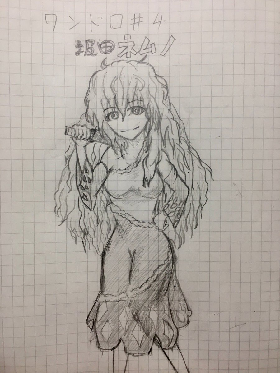 dookoo7's tweet photo. #深夜の真剣お絵描き60分一本勝負 
ねむのさんはかわいい(語彙力喪失)
正月頃に描いたデジ絵と比べるとだいぶキャラ印象が違いますね... https://t.co/YkIeFa0NZy