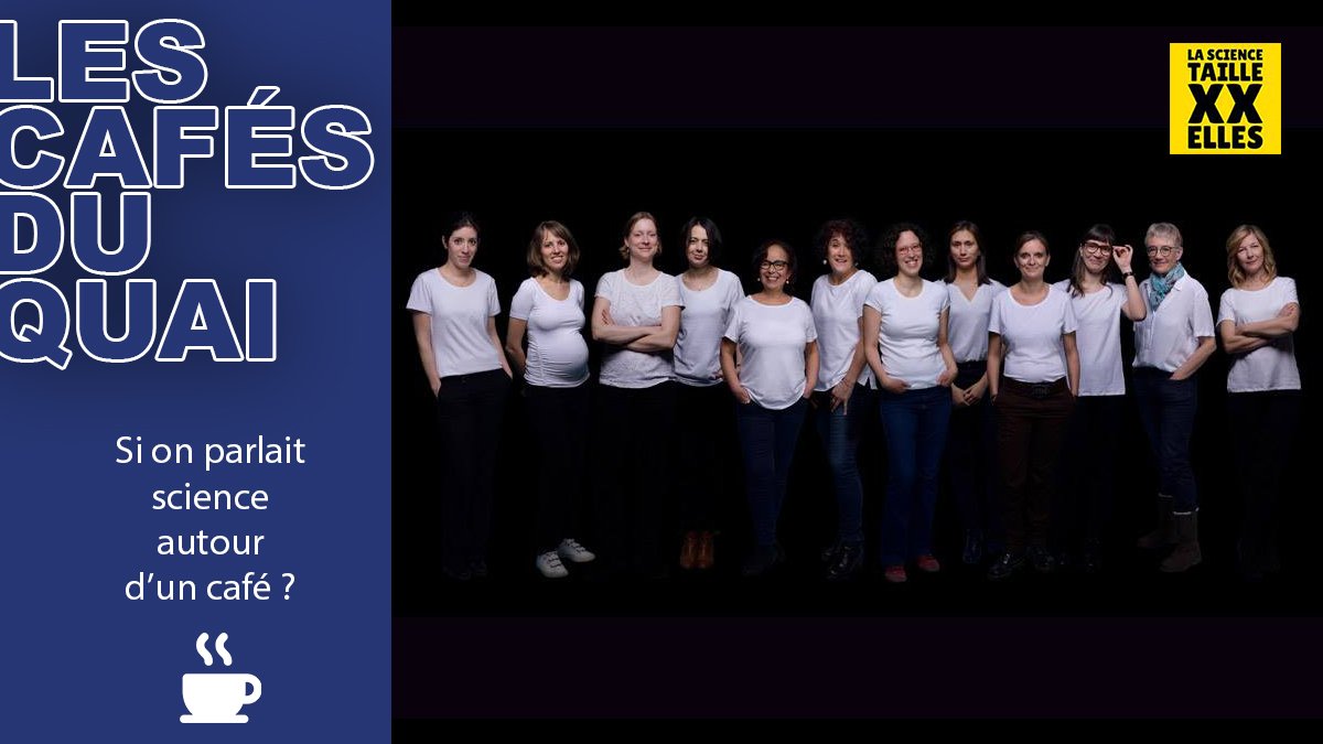 Un nouvel échange #FemmesEnSciences, ça vous dit ? Lors du prochain RDV   #Exploreur 🧭 au #CafésduQuai, rencontrez 2⃣ ambassadrices du projet "La  Science taille XX elles" 👩‍🔬➡️ Marianne Blanchard &amp; Emmanuele  Rial-Sebbag

📍7/05 - 18h - <a href="/QuaiDesSavoirs/">Quai Des Savoirs</a>
➡️bit.ly/2ZQaHtc