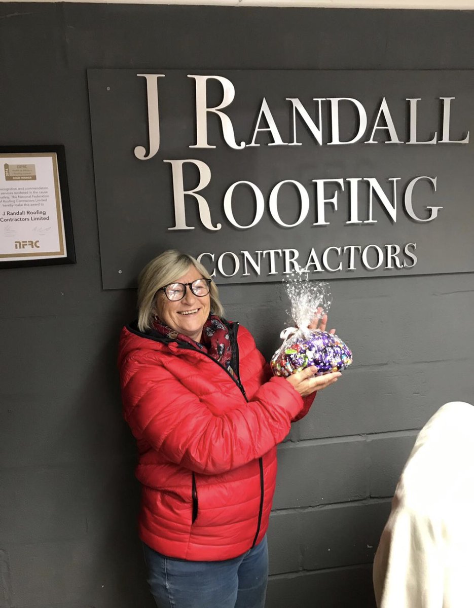 randall_roofing's tweet photo. Congratulations to Jayne! Our Easter competition winner! 😋 https://t.co/vUhDzIQFQY