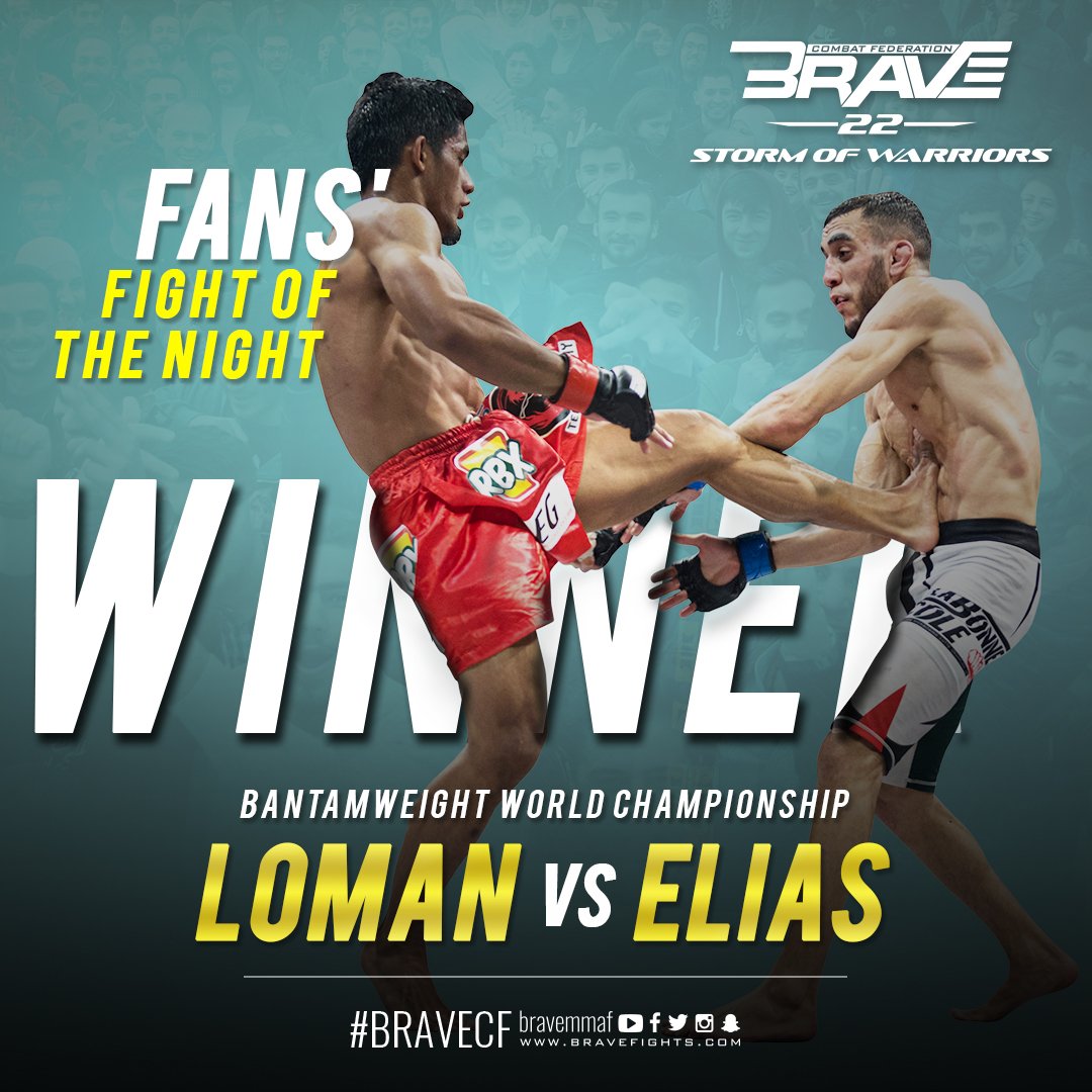bravemmaf's tweet photo. #Throwback to BRAVE 22: Storm of Warriors Fans' Fight of the Night winner, the main event of the evening, and the 3rd successful title defense of BRAVE CF Bantamweight Champion Mark Stephen Loman. #tbt #BRAVECF22 #Philippines https://t.co/xn50lNzlLO