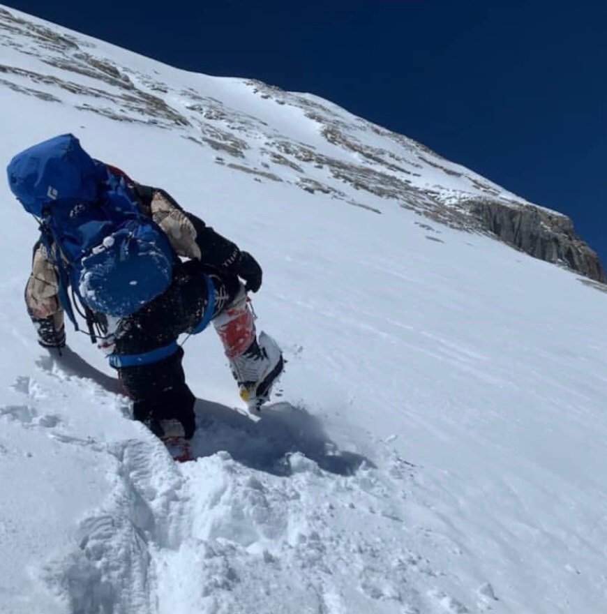 An image of me on the way to the summit of Annapurna. #ProjectPossible