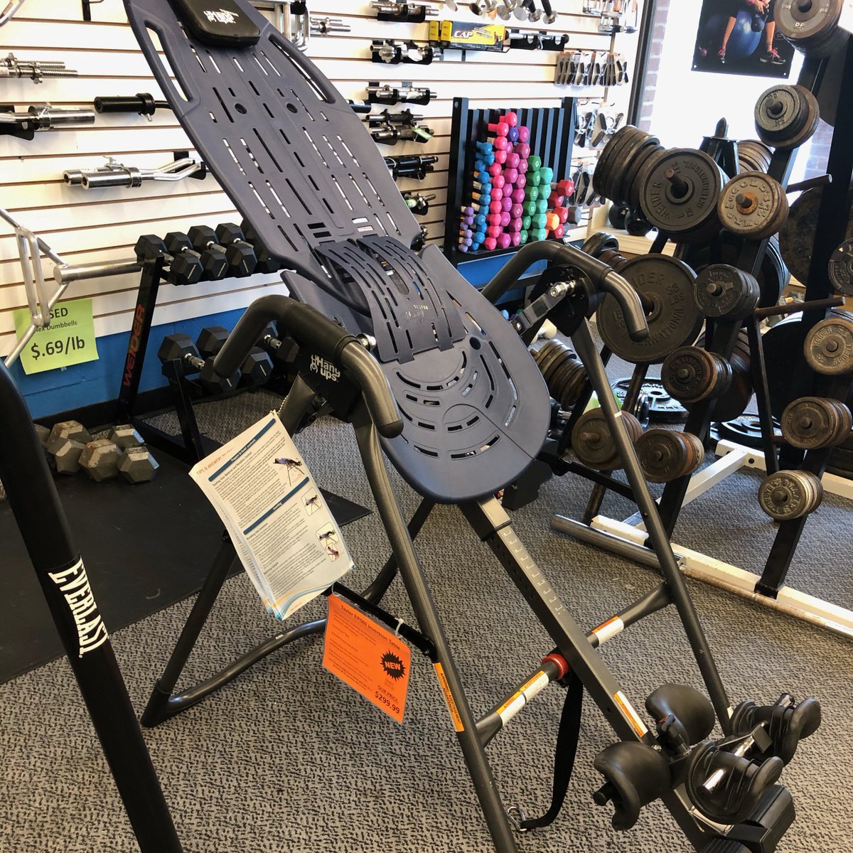 PIASJonesboro's tweet photo. Check out what we just got in!! A NEW Inversion Table!!! #PIASJonesboro #WeBuyUsed #WeSellNew https://t.co/ZwWQqvdMMC