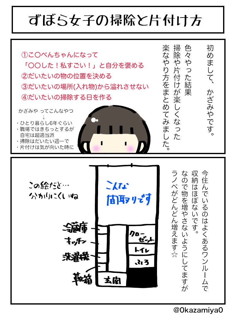 ずぼら女子の掃除と片付け方とか ずぼら女子の掃除と片付け方とか