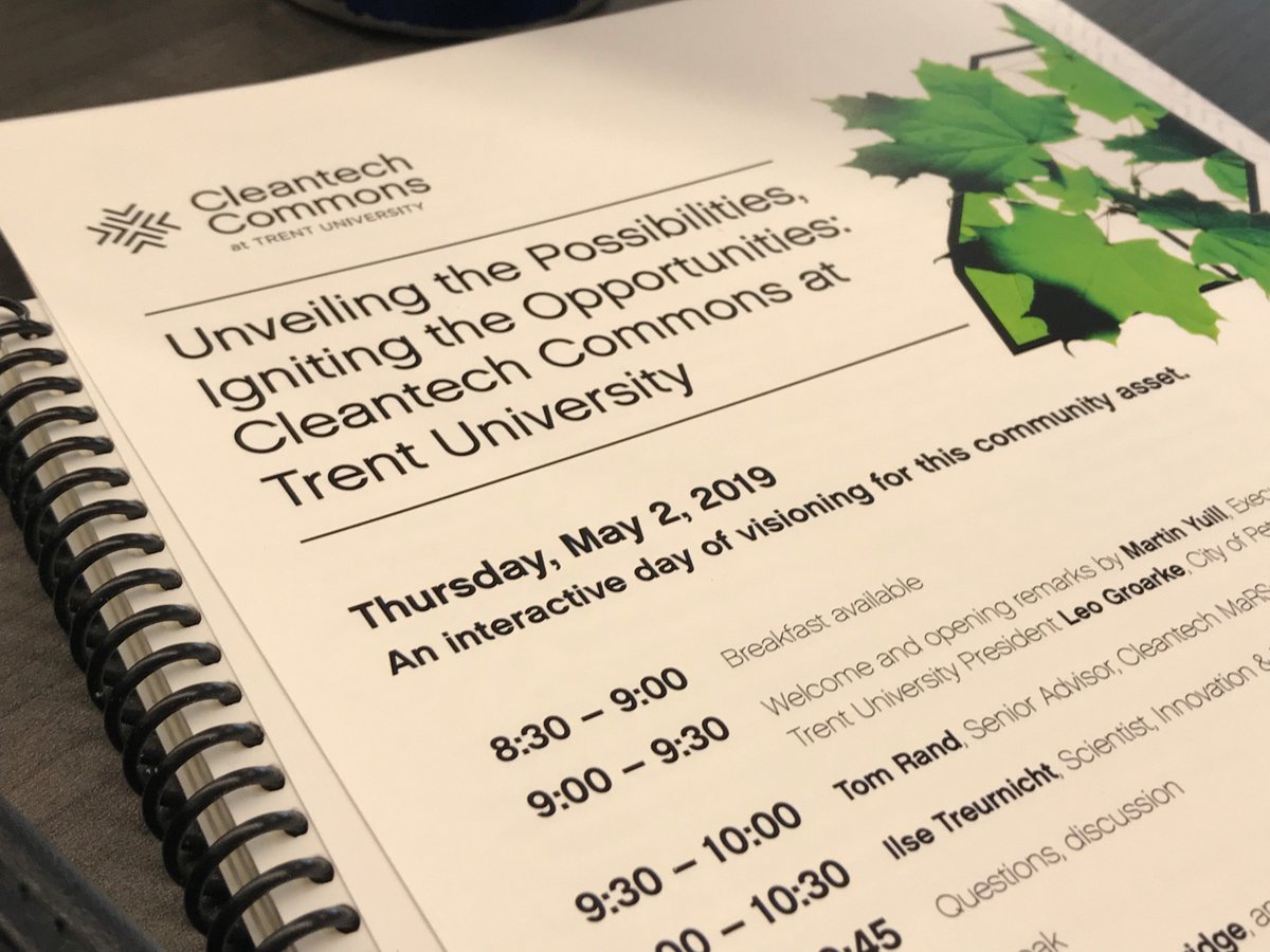 We're excited to be at the <a href="/TrentUniversity/">Trent University</a> #CleanTech Commons Symposium this morning. #Sustainability

@IlseTreurnicht @AURPCarol <a href="/tomrand/">tom rand</a>