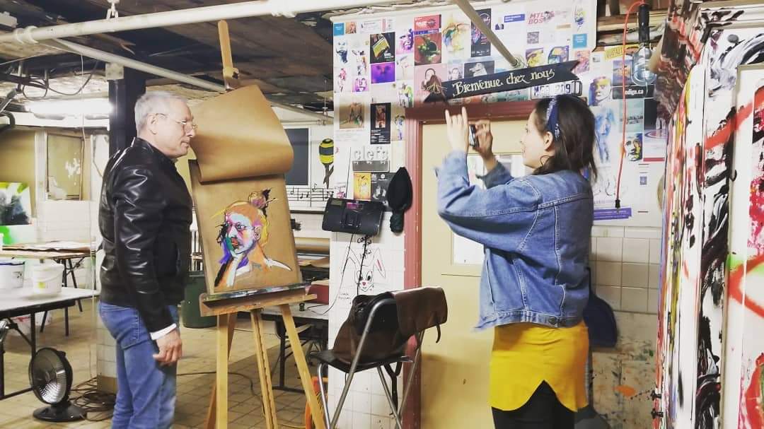 Checking out François Vidal's work at his studio last week with Lisa Vidal

Need/want some awesome artwork for your home or office? Check out francoisvidal.com although as a heads up the photos don't do the work justice.